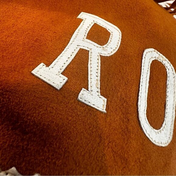 Vintage Cuera tamaulipeca jacket leather fringe handmade Rosenda embroidered - Picture 10 of 15